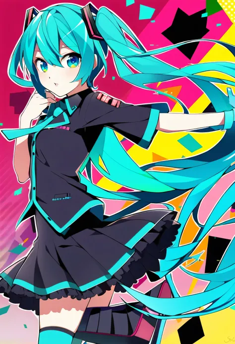  one girl playing pranks,  Hatsune Miku, Vocaloid