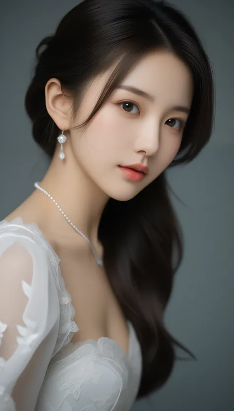 8k, ultra high resolution, Best Quality, masterpiece, 三分割法によるphotograph, surreal,photograph,One Woman,(Girl:1.3),cute,cute顔, 細部まで beautiful eyes, 細かく Detailsに,masterpiece,一人のGirl:1.2, Japanese women,princess,upper body,smile,Black Straight Long hair,ID p...