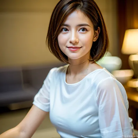 ((White Wine)),((Wine Glasses)),(Realistic, superrealistic:1.4), 16K HDR, Kampala ,((White Wine)),((Wine Glasses)),Happy smile、 short hair,The best smile、Japanese actress, so beautiful(It looks like the real thing),dress、Slim couple、Model Couple、(Realisti...