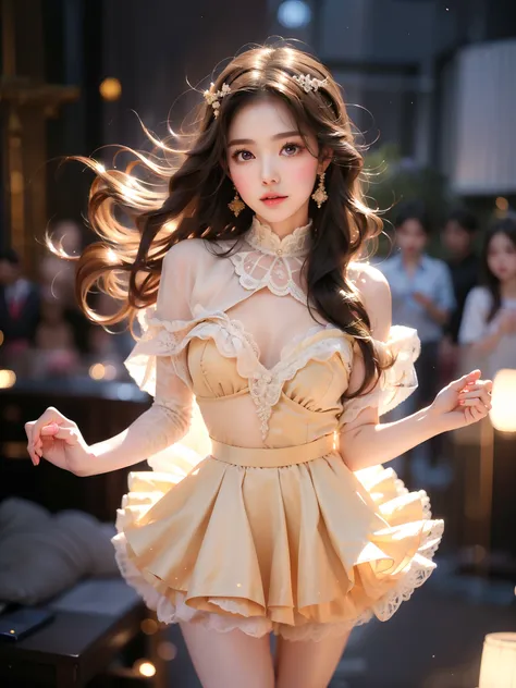 frlacape
frill capelet
lace capelet ,((full body)), (asian beauty: 1.3), girl, solo, ((very short hemline)), (big eyes cute girl...