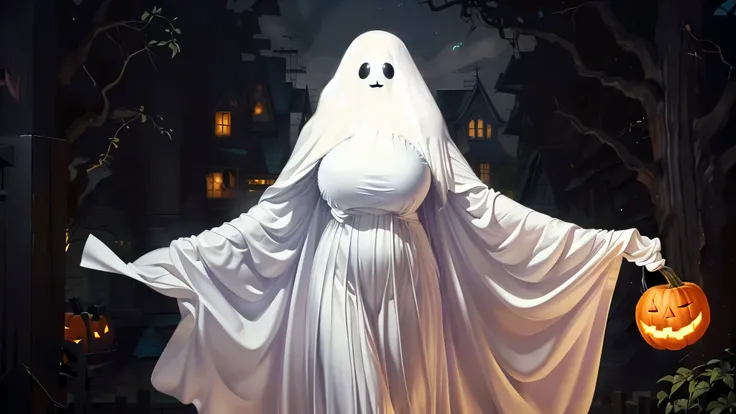 (（（figure，御姐figure,white and tender skin,（（ghost costume,ghost,the white female ghost ，white cape）））,,(（（no head ））),((masterpie...