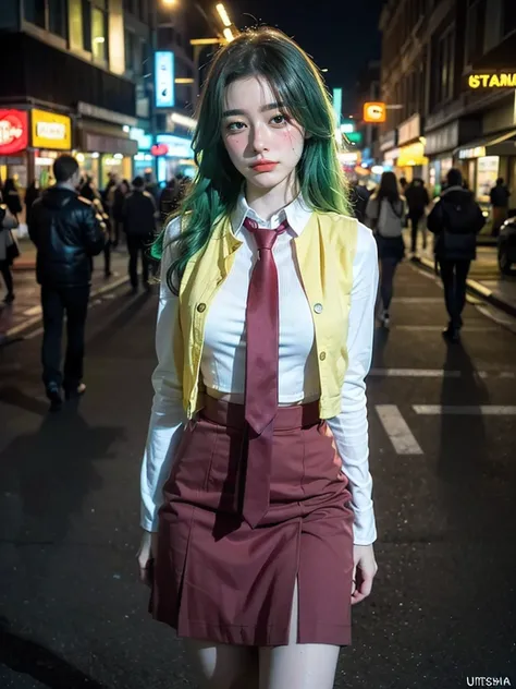 (1 lady), (Best quality at best:1.4), (ultra - detailed), (extremely detailed CG unified 16k), A Beautiful Woman with Perfect Figure: 1.4, Sharp Focus: 1.2, very detailed, High-definition RAW color photo, professional photoshooting, amazing face and eyes, ...