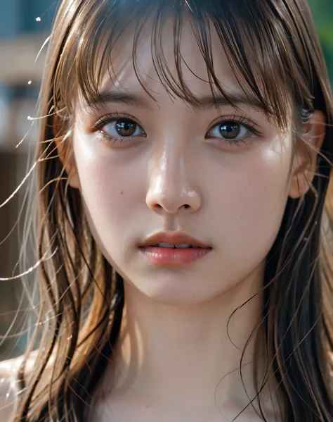 best quality, face focus, soft light, ultra high res, (photorealistic:1.4), raw photo, {1 japanese girl:, solo},full body, {nake...