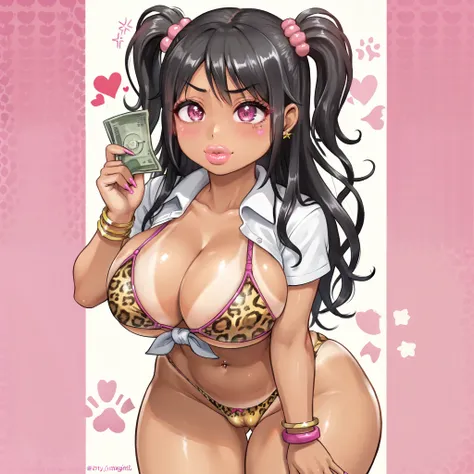 ((sexy girl, gyaru)), bimbo, nsfw, lewd, cute, ero, ecchi, suggestive, tan skin, big butts, thick thighs, huge , big eyes, glamo...