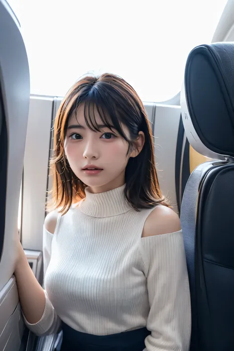 (8k, RAW photo,Best Quality, high resolution:1.1), (超Realisticな:1.4),(Realistic, Realistic:1.3),The beauty of Japan、1 18-year-old Japanese girl , skinny Japan lady, Beautiful Face, Symmetrical eyes, small breasts, Thin Waist, Perfect body proportions,...