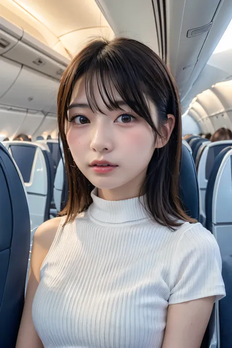 (8k, RAW photo,Best Quality, high resolution:1.1), (超Realisticな:1.4),(Realistic, Realistic:1.3),The beauty of Japan、1 18-year-old Japanese girl , skinny Japan lady, Beautiful Face, Symmetrical eyes, small breasts, Thin Waist, Perfect body proportions,...