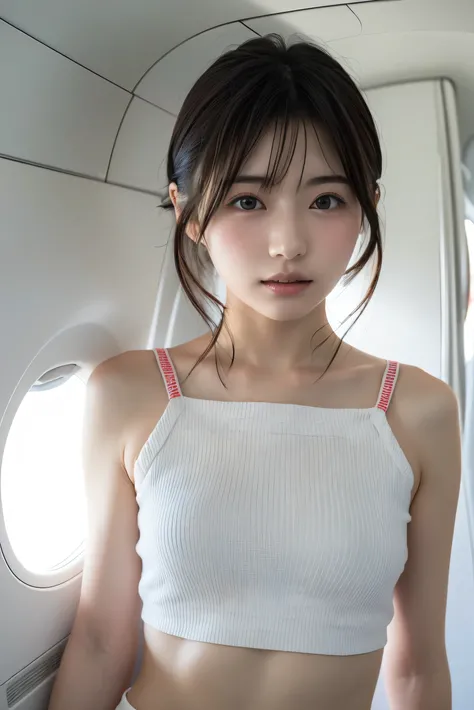 (8k, RAW photo,Best Quality,  high resolution:1.1), (超Realisticな:1.4),(Realistic, Realistic:1.3),The beauty of Japan、1 18-year-old Japanese girl ,  skinny Japan lady, Beautiful Face, Symmetrical eyes,  small breasts,  Thin Waist,  Perfect body proportions,...