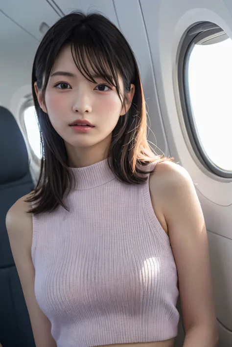 (8k, RAW photo,Best Quality, high resolution:1.1), (超Realisticな:1.4),(Realistic, Realistic:1.3),The beauty of Japan、1 18-year-old Japanese girl , skinny Japan lady, Beautiful Face, Symmetrical eyes, small breasts, Thin Waist, Perfect body proportions,...