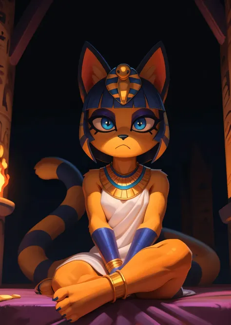 [ankha], [animal crossing], [uploaded to e621.net; (pixelsketcher), (wamudraws)], ((masterpiece)), ((hd)), ((high res)), ((solo ...