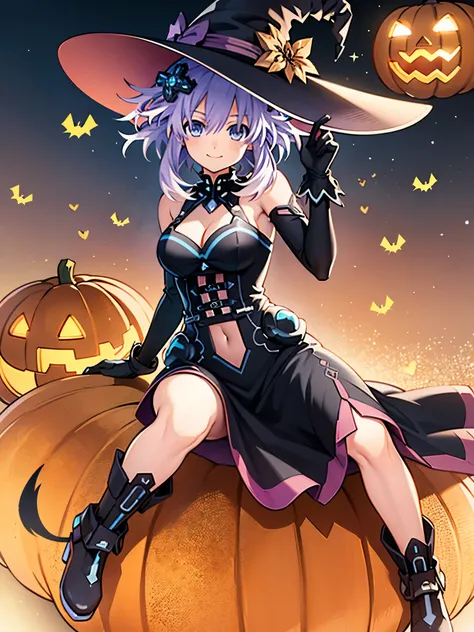 Ultra-detailed fitted high waist Halloween witch long dress with slit, alta resolución, masterpiece , Best quality, necessary, HD model, tall details , high quality, improvement, Textured skin, UHD, foreground, Relaxed Scenery , sumptuous hips , ha...