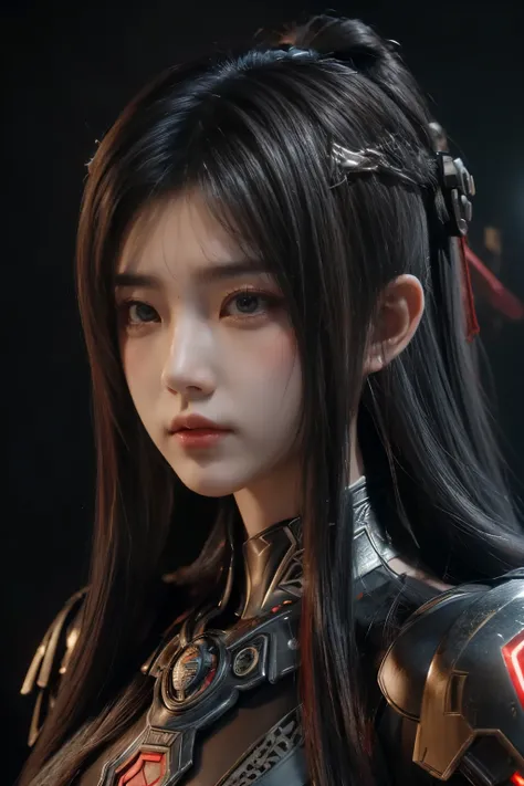 Masterpiece,Game art,The best picture quality,Highest resolution,8K,(Portrait),Unreal Engine 5 rendering works,(Digital Photography),((Portrait Feature:1.5)),
20 year old girl,Short hair details,With long bangs,(The red eye makeup is very meticulous),(With...