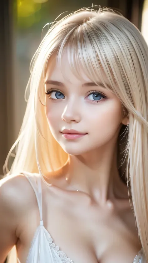 raw photos、((( extreme beauty portrait )))、((beautiful white skin ))、 1 girl、cute pretty girl with an innocent baby face 、(( shi...