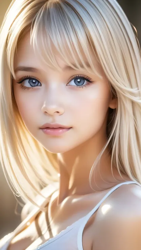 raw photos、((( extreme beauty portrait )))、((beautiful white skin ))、 1 girl、cute pretty girl with an innocent baby face 、(( shi...