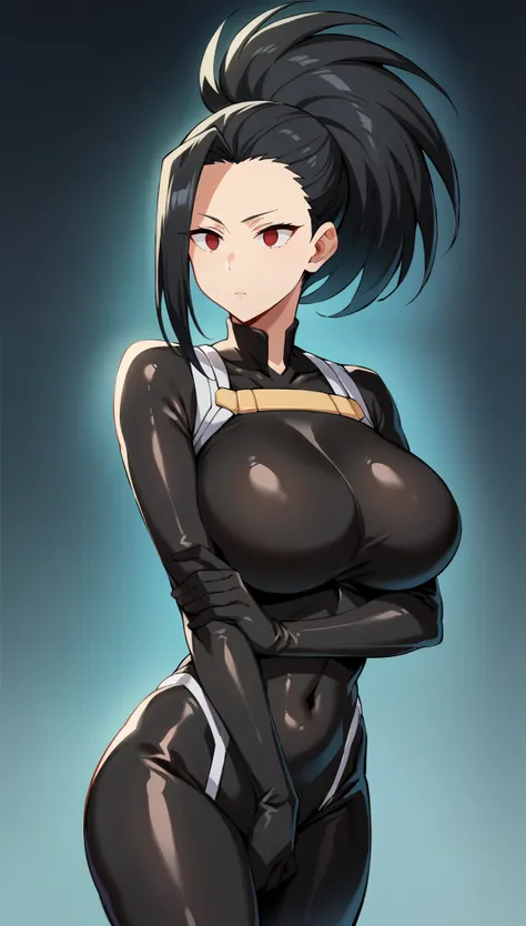 score_9,  score_8_up,  score_7_up,  score_6_up,  score_5_up,  score_4_up, break source_anime, 1girl,soro, yaoyorozu momo, long h...