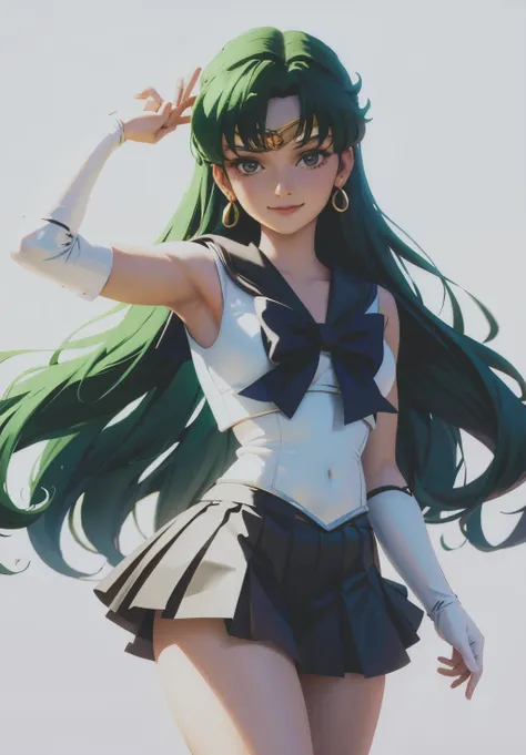 sailor_pluto,  smirk ,, (masterpiece, best quality,   details:1.3)