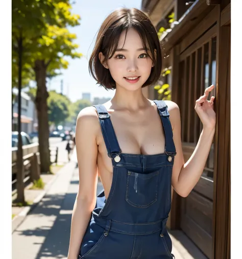 Best Quality、、 Compensate、masterpiece、   ultra high resolution、Clear Photo、Natural Light、 (  very cute girl、 BEAUTIFUL GIRLS、Cute Yoda Yuki、  cutest in the world)、baby face、( big breasts at the temple )、Slender body、   thin waist、 very short hair  :1.6、Bro...