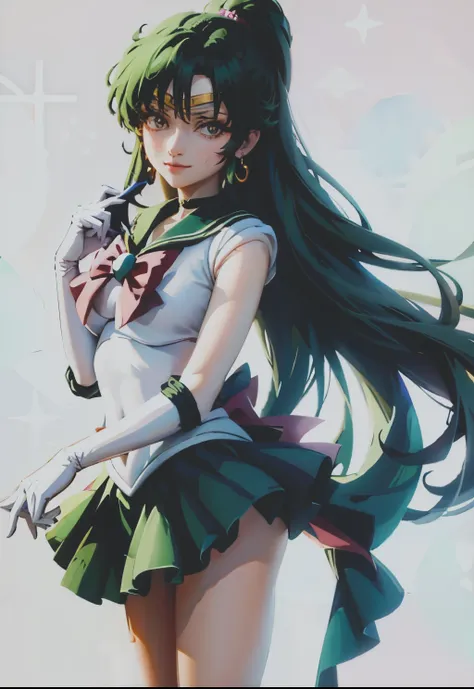 sailor_pluto,  smirk ,, (masterpiece, best quality,   details:1.3)