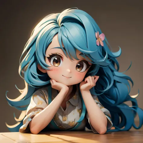 (( masterpiece )), (( best quality)), (( high resolution )), (( fine details)), 1 Girl,Priscilla, this hybrid, Smile