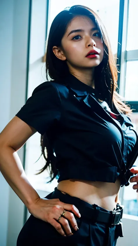 Big Breasts　Female police officer