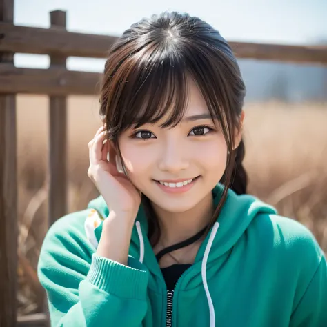 smiling Japanese girl