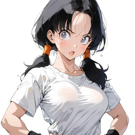 masterpiece, best quality, high resolution,16k,super detailed skin, (videl),1990s \(style\),c cup beautiful breasts、height: 160c...