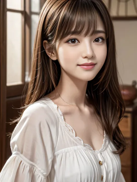 (highest quality, 8K quality, masterpiece:1.3), (ultra high resolution, photorealistic:1.4, Live shooting), (Super detailed, caustics), (ultra-realistic capture, Beautifully detailed skin), beautiful Japanese, medium hair, messy hair, asymmetrical bangs, b...