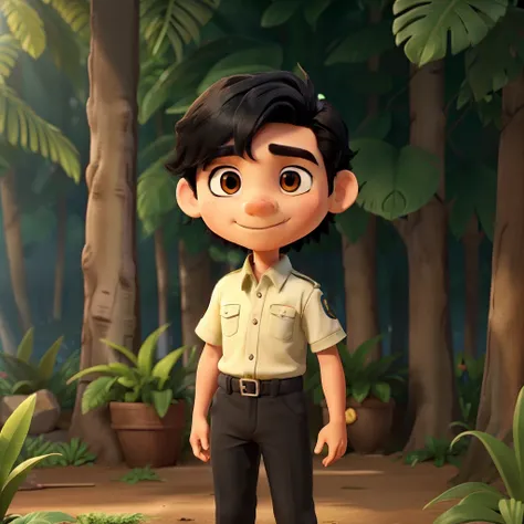 finally, Meet Leo ,  The nature lover ,  A friendly, nature-loving boy with black hair .  Surrounded by plants and animals ,  Leo has a unique gift for communicating with fauna and flora .  He assumes the role of guardian of the environment ,  teaching his...