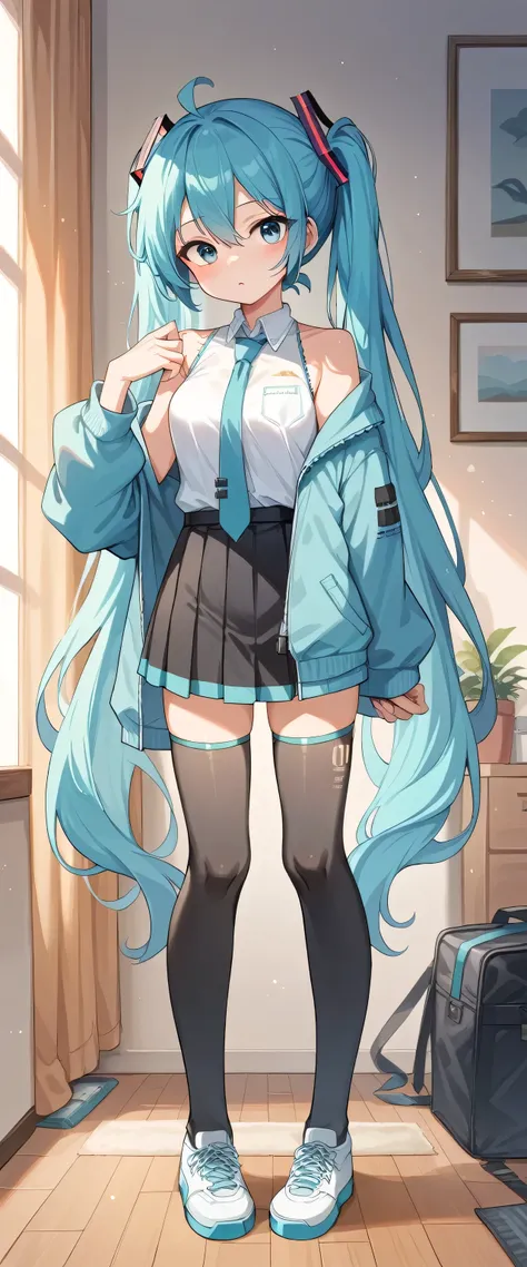 Room full body,  miku, 