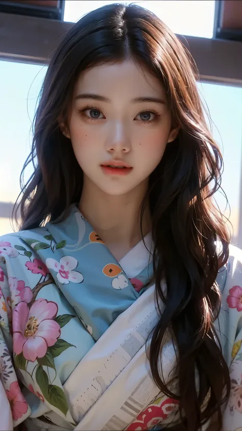 (masterpiece), (top class), (highly detailed), (illustration), (1girl), looking at the viewer, (interview), beautiful detailed eyes, delicate and beautiful face, floating, (high saturation), (shining), blue sky, bright and beautiful face, the skin is young and radiant, fair and radiant, the best appearance, very beautiful, big eyes shine with transparent sky blue light, beautiful and wonderful beautiful girl,