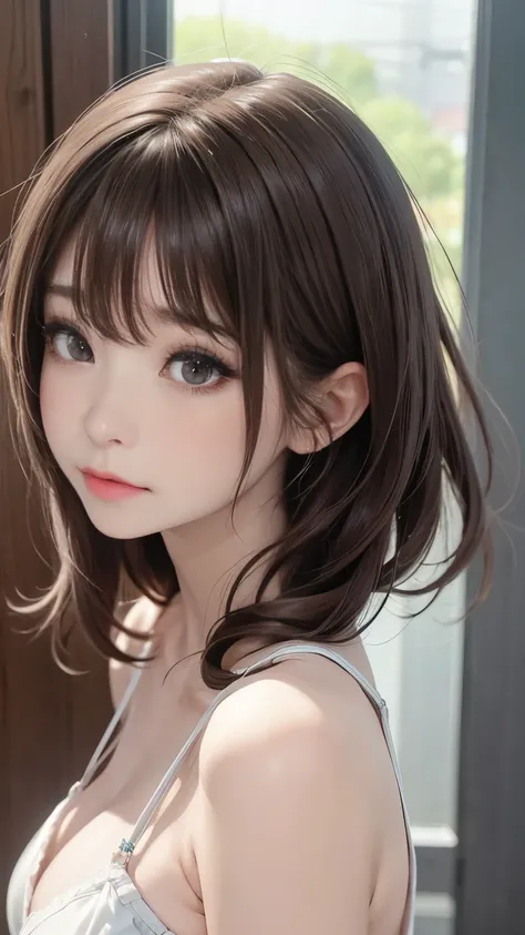 (最高qualityのディテール)、Realistic、8K Ultra HD、  kampala、(  Stand 、 one girl doing pranks :1.2),( short hair 、Fatal Beauty,Attractive beauty) ,( Flexible and Strong Physique ),(Sensual charm),(Mysterious charm:1.1),( Attractive silhouette ),The 超  Detailsな、高quali...