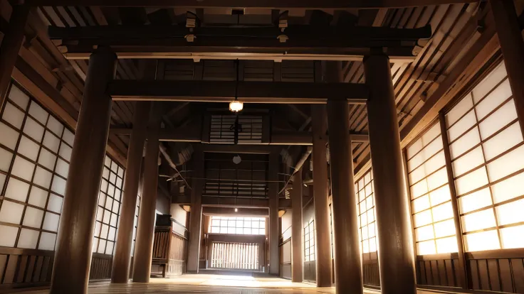 wonderful, the wooden gate of a japanese castle, big gate、