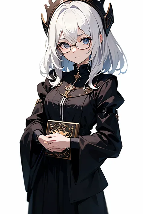 (style: 8k, 2d, anime artwork, wit studio, masterpiece, art commission, close up, low angle, game artwork, game characters.) 

(theme: fantasy, isekai, anime style, lord of the rings.) 

(object: 1girl, dark skin, white hair, black eyes.) 

(details: weari...