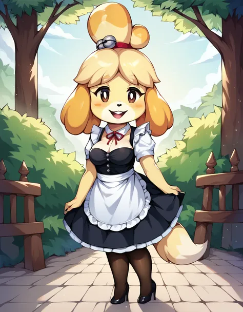 score_9, score_8_up, score_7_up,  source_furry, rating_safe, isabelle \(animal crossing\), 1girl, solo, solo focus, anthro, brea...