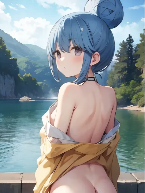 Shimarin, Bun Head,  Yurukan, whole body, throw, nsfw