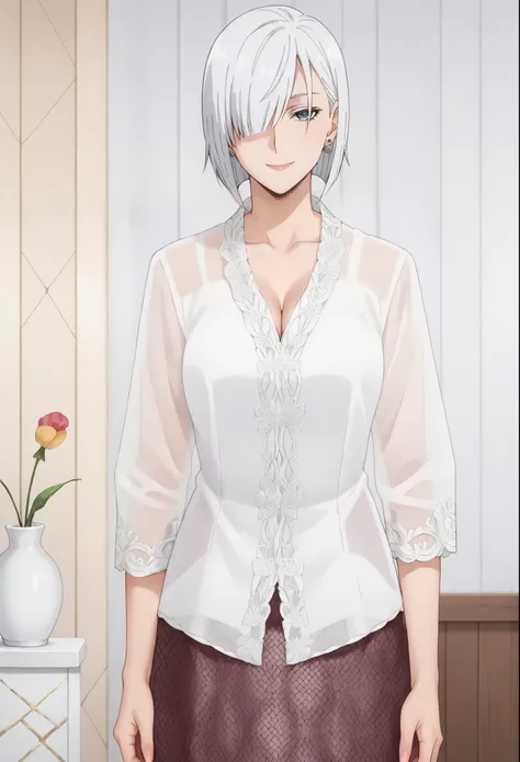 score_9, score_8_up, score_7_up, masterpiece, best quality, source_anime , break 1girlfiona frost, white hair, short hair, hair ...