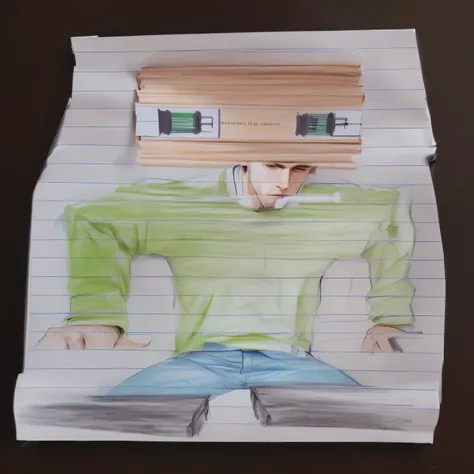   a drawing of a man wearing a green shirt and blue pants, a &#39;s drawing, vinny vinegar sauce, Minecraft villager , &#39;s drawing,  crayon drawing, &#39;s drawing,  arte no estilo de joshy sly , &#39;s drawing, Creeper do minecraft, based on &#39;s dra...