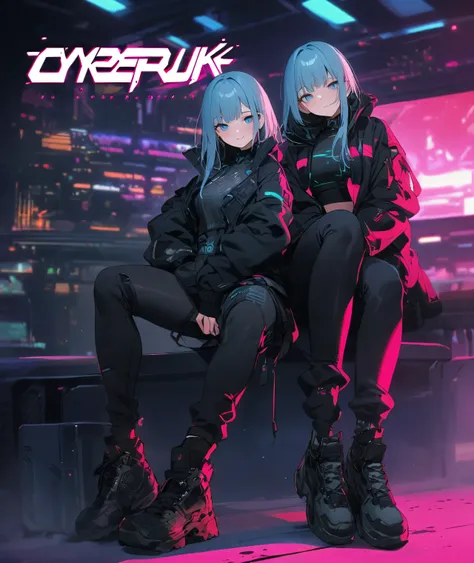  Women Sitting on a Shelf Wearing a Black Jacket and Pants,  cyberpunk streetwear , wearing  cyberpunk streetwear ,  Photos of Women Wearing Tech Wear , Space tech wear  ,  Full Body Black Cyberpunk Style Outfits ,  wearing Japanese tech wear, Tech Wear Lo...