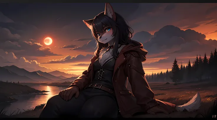 best quality, kemono, anime, female, furry, anthro, full body, solo, Species, two tone body, (realistic,photorealistic,photo-realistic:1.37),HDR,UHD, dark fantasy,gothic, dramatic shadows detailed eyes, detailed lips, extremely detailed face, long eyelashe...