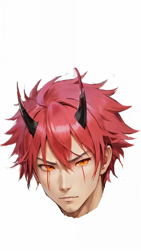 benimaru from tensei shitara slime datta ken, anime character with red hair and horns on head, nobutaka ike, hana yata, mika kurai demon, ichigo kurosaki, hajime yatate, tsukasa dokite, ohararyu, akatsuki akira, yu - no, rin, yuuki hagure, okata kazuto, de...