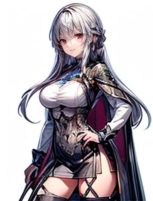 rpg characters, female protagonist 👀 :8,  clear and clear rpg portrait , , rpg character art ,  character profile art, ( (  char...