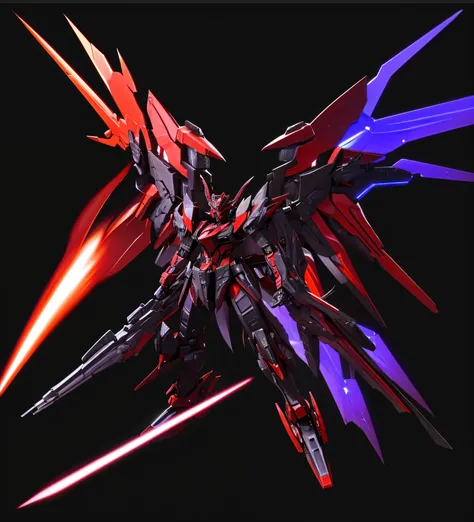 Its Infinite stratos shape mecha dragon armor. It was about the size of a human. Its body is completely black with red and purple patterns on its wings, horns, tail, hands, and feet. Its wings can be transformed into a powerful plasma rifle. And the wingti...