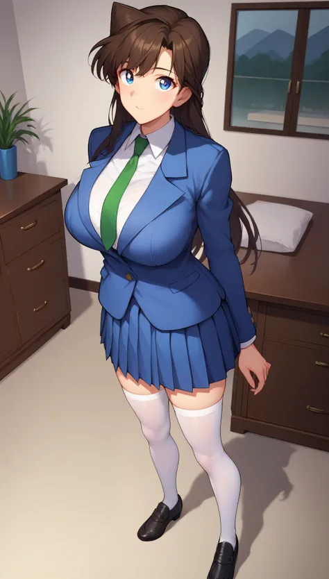 score_9, score_8_up, score_7_up, score_6_up, break, ranmoridcxl, blue eyes, dark brown hair, long hair, bangs, big breasts, blue...