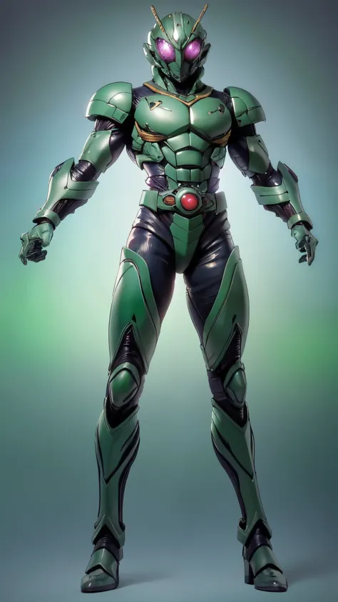 (masterpiece:1.5, best quality:1.5, extremely delicate:1.5), ((male:1.5)), a man wearing a full-face helmet, green eyes, fantasy-style high-tech biomimetic armored combat suit, (a composite layered chest armor), the design balances heavy with agility, full...