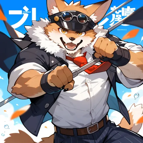 score_9, score_8_up, score_7_up, score_6_up, score_5_up, score_4_up, source_furry, highres, cover page, absurdres, perfect anatomy(handsome 1boy, kemono, furry, anthro)movie poster of hard-boiled detective story,