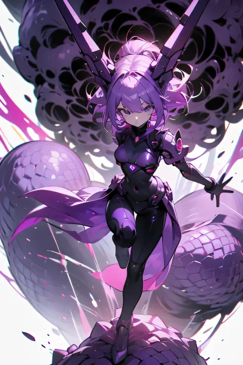 ENEMY OF THE WORLD, GIANT PURPLE VIRUS FIGURE, 