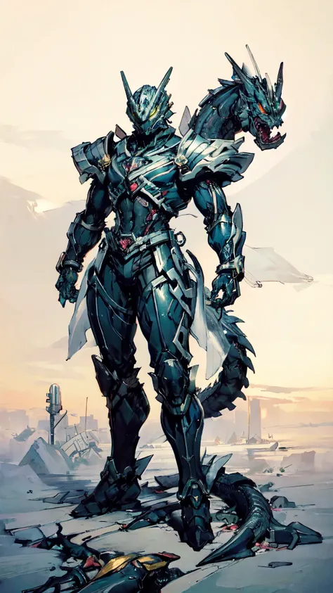 (masterpiece:1.5, best quality:1.5, extremely delicate:1.5), ((male:1.5)), a man wearing a full-face helmet, green eyes, fantasy-style high-tech biomimetic armored combat suit, (a composite layered chest armor), the design balances heavy with agility, full...