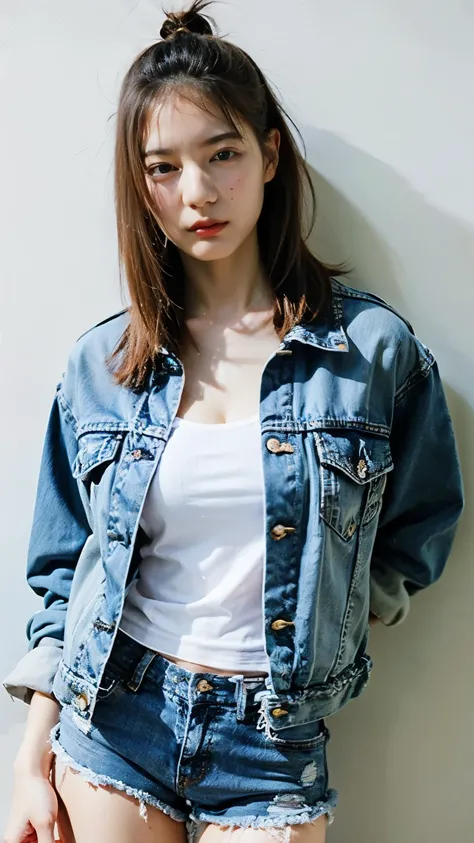 Big Breasts　 denim jacket