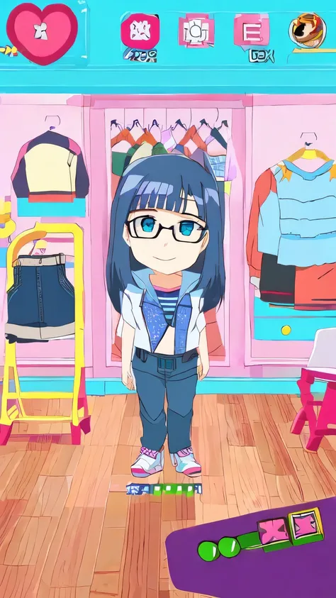 Anime fashion gameplay screensh