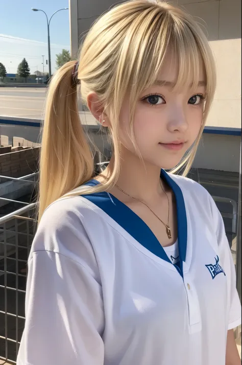 high school student,blonde hair,パンチラ