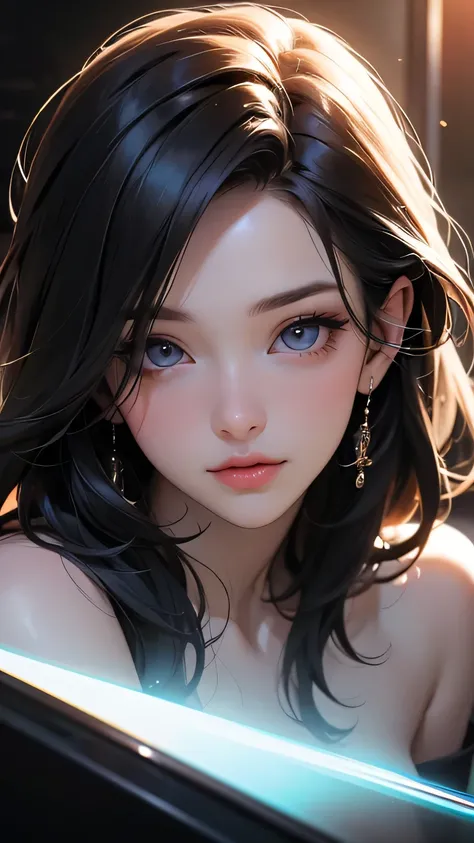 1girl, levitating in the air, beautiful detailed eyes, beautiful detailed lips, extremely detailed face, longeyelashes, cloud girl, masterpiece, best quality, 4k, 8k, highres, ultra-detailed, realistic, photorealistic, photo-realistic, HDR, UHD, studio lig...